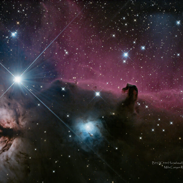 Horsehead Nebula, Flame Nebula, Alnitak