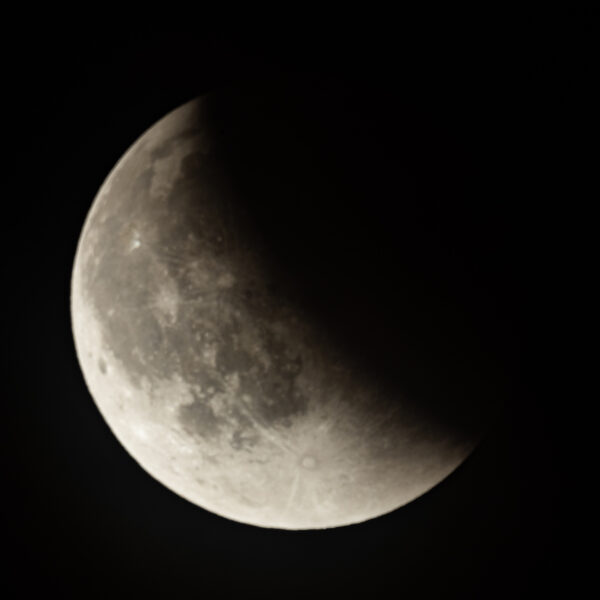 Total Lunar Eclipse - U3 half - exposed for lighted side - 15May2022, 2327MDT
