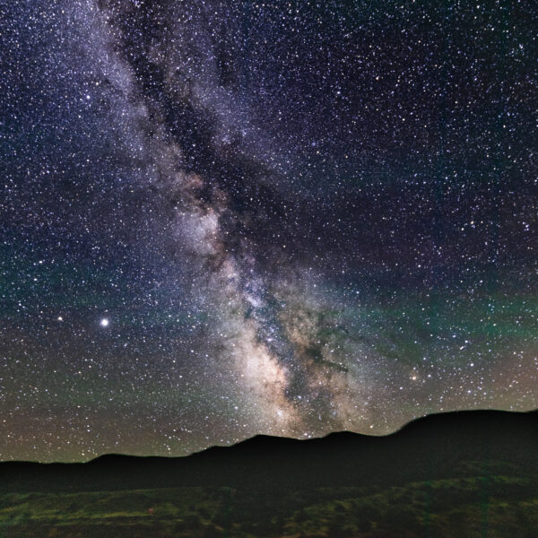 Milky Way over Green River, Browns Park, Colorado; 20 June 2020