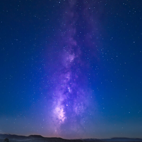 Milky Way over Powderhorn, Colorado at dawn; 18 June 2023