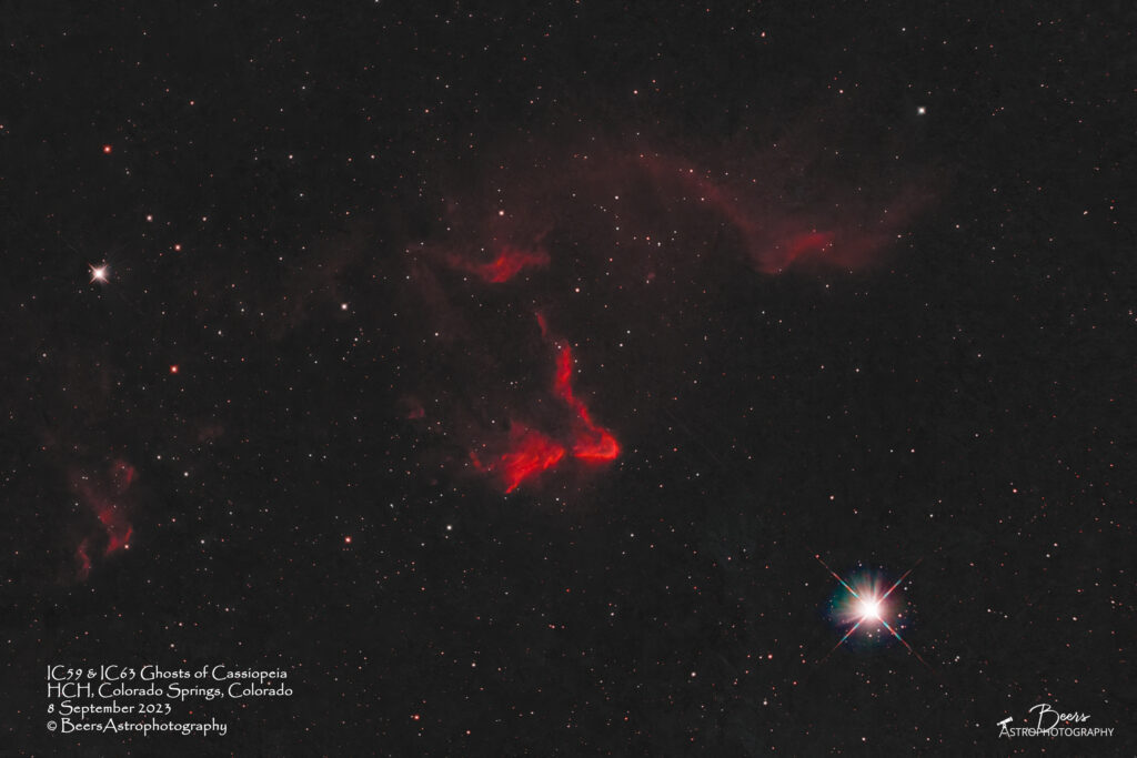 IC59 IC63 Ghosts of Cassiopeia