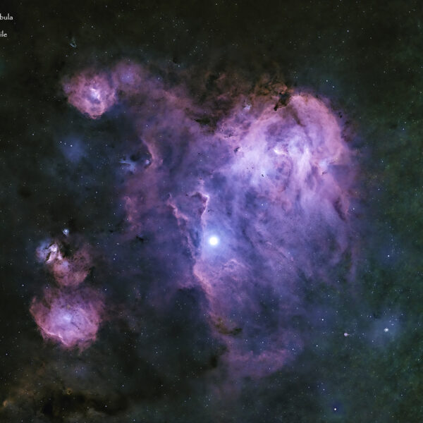 IC2944 Running Chicken Nebula; captured from Atacama Lodge, San Pedro de Atacama, Chile on 8 March 2024
