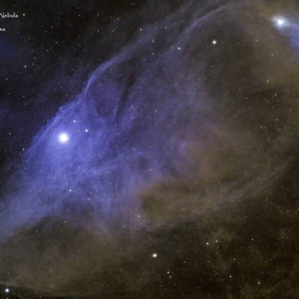 : IC4592 Blue Horsehead Nebula; captured from Atacama Lodge, San Pedro de Atacama, Chile on 11 March 2024