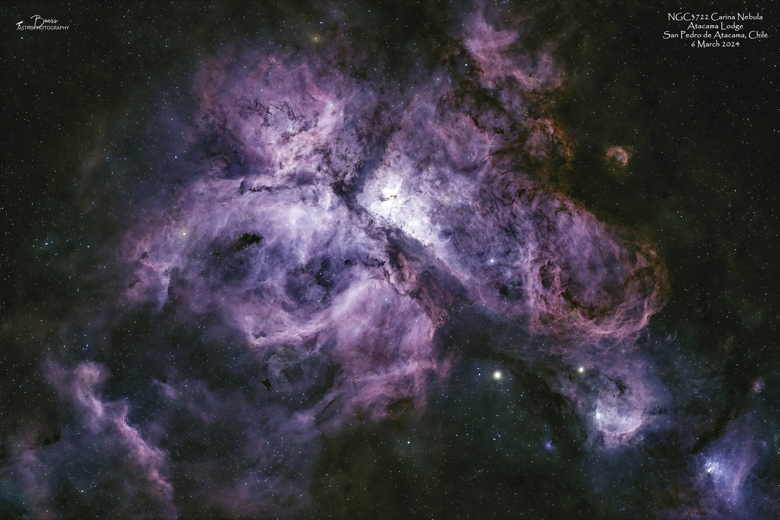 NGC3372 Eta Carina Nebula - Beers Astrophotography