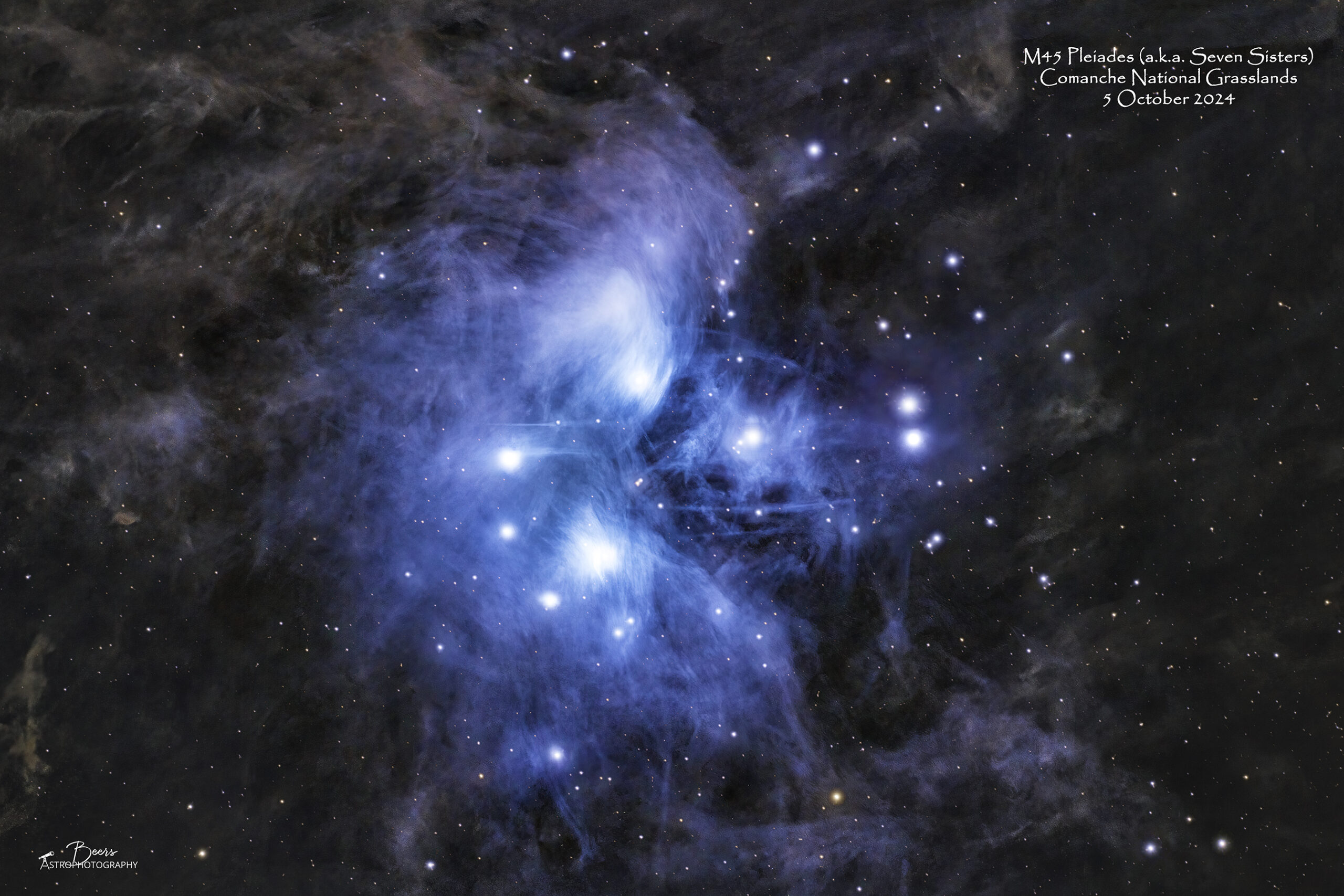 M45 Pleiades - Beers Astrophotography