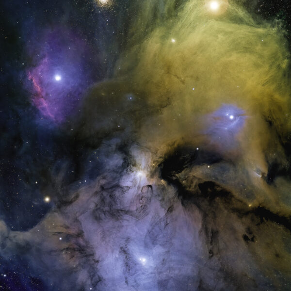 IC4604 Rho Ophiuchi Nebula 2-tile mosaic; Captured from SPACE Atacama Lodge, Chile  on 30 March 2025