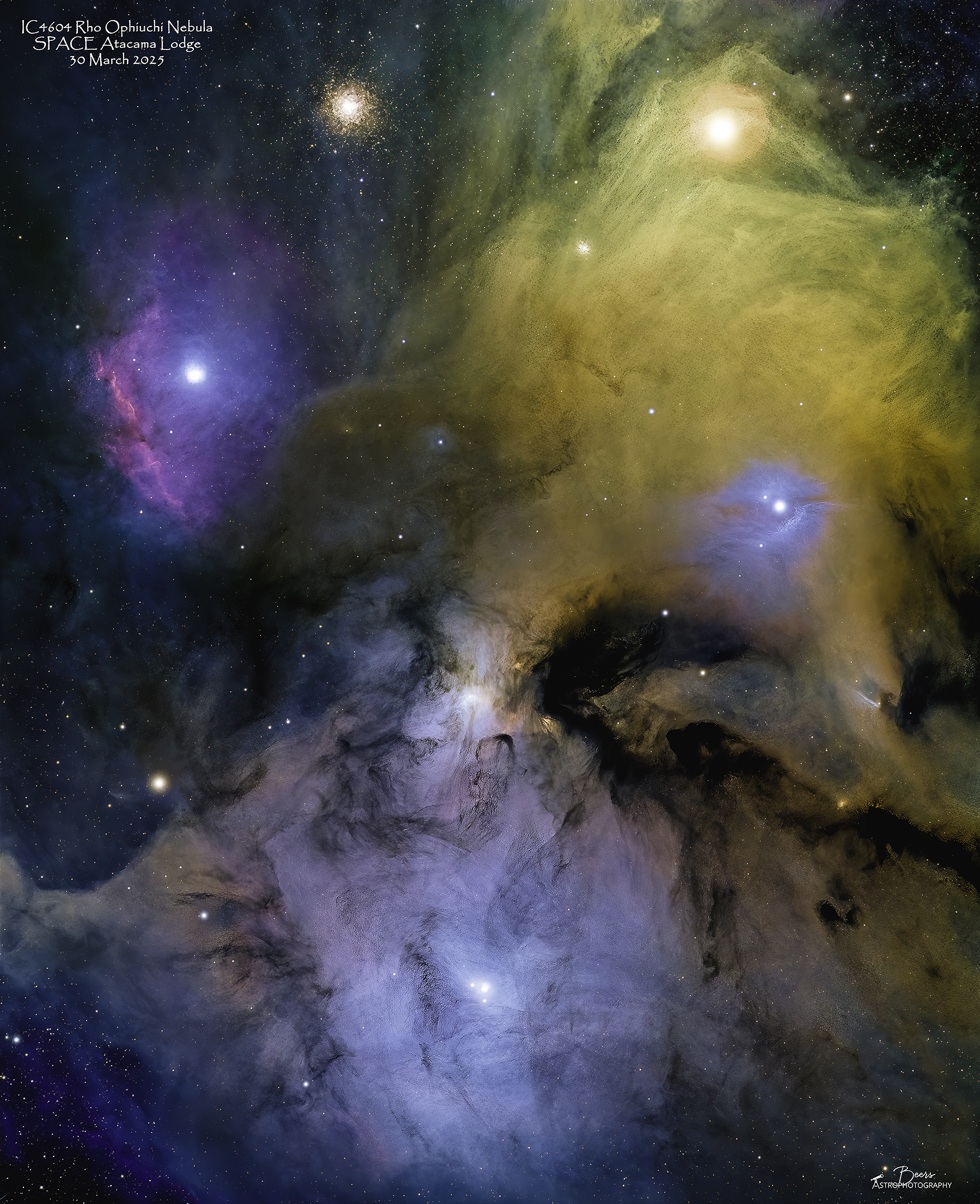 IC4604 Rho Ophiuchi Nebula - Beers Astrophotography